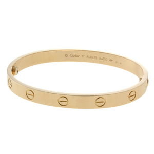 Cartier Love Bracelet Bangle Pink Gold